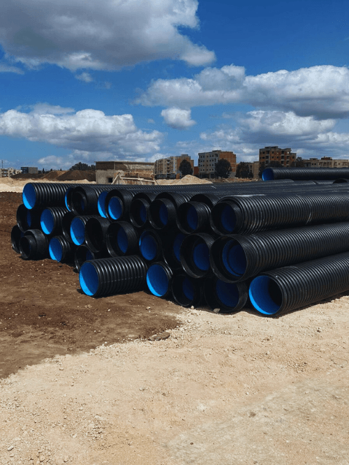 Tubes PEHD double paroi pour assainissement – Fabrication en ligne et à chaud avec technologie avancée au Sénégal