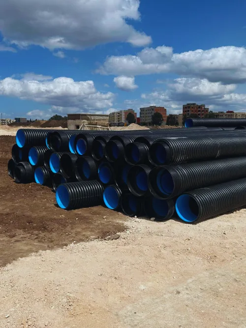 Tubes PEHD double paroi pour assainissement – Fabrication en ligne et à chaud avec technologie avancée au Sénégal