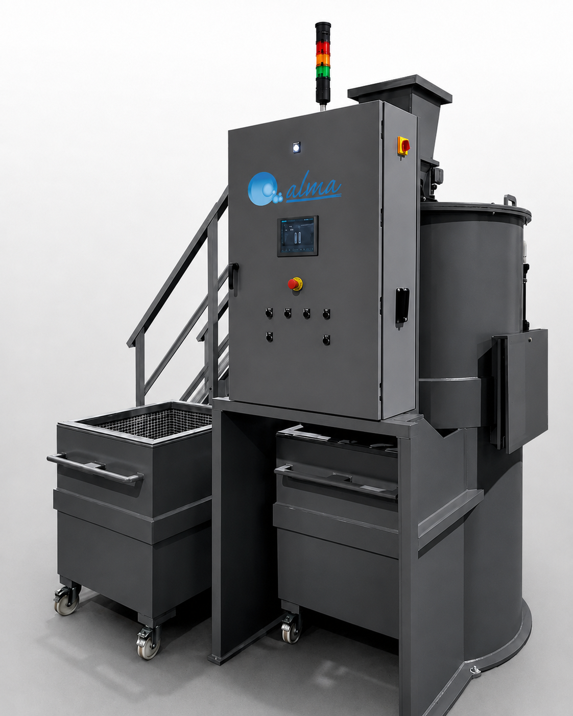 Micro-station de traitement physico-chimique et de recyclage des eaux industrielles