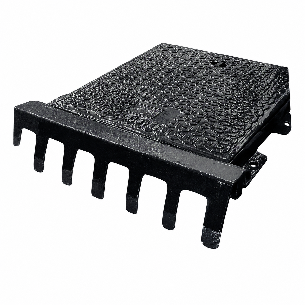 Avaloir avec plaque de recouvrement