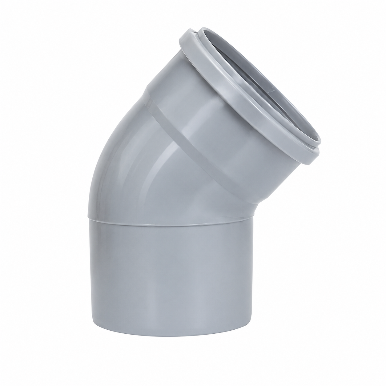 Coude PVC assainissement &Oslash; 200 mm | 45&deg; / 87&deg;