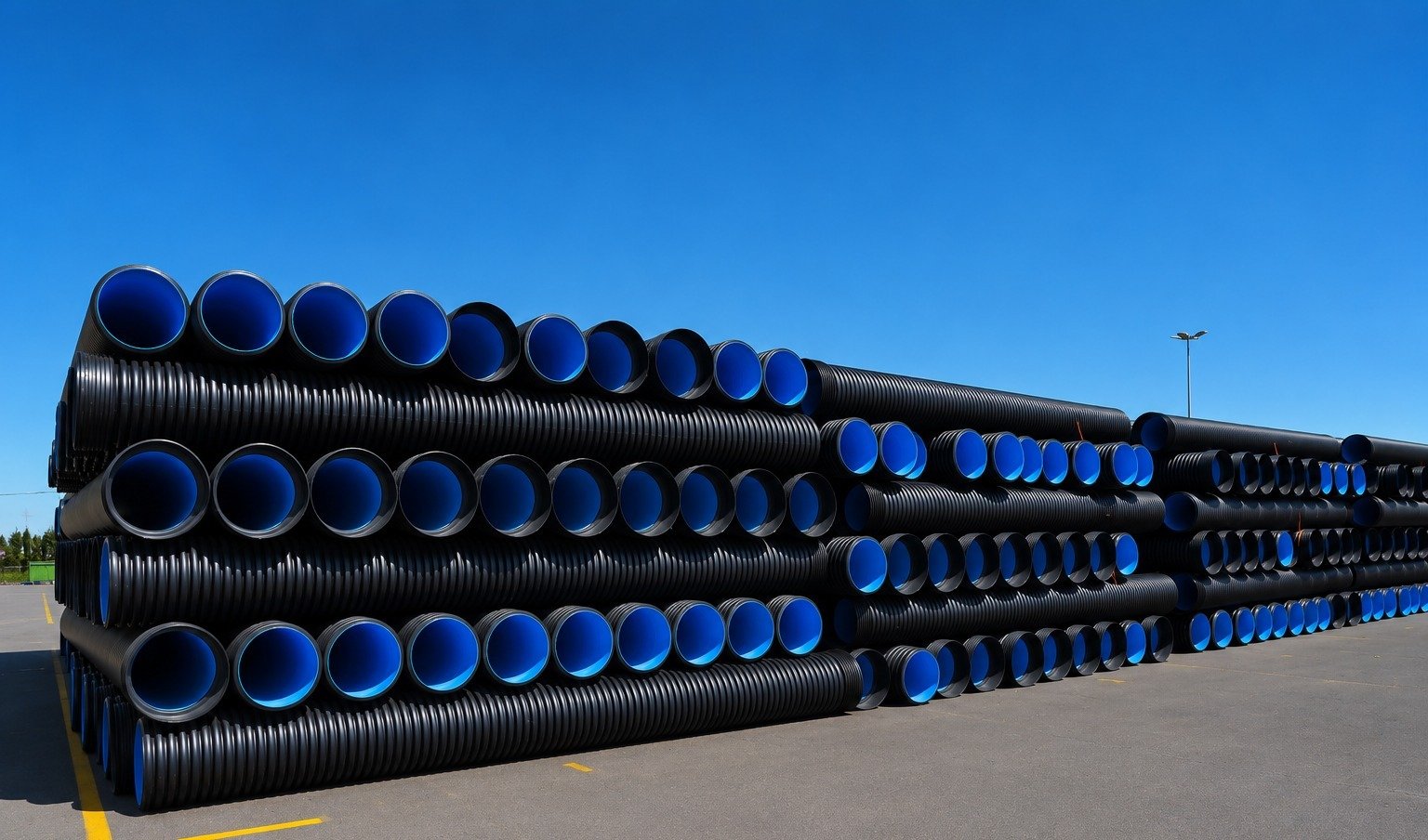 Tubes PEHD double paroi