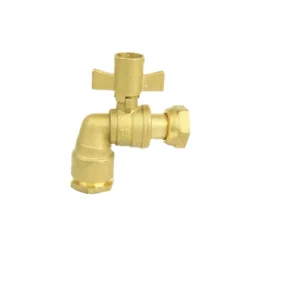 Robinet équerre à fermeture à boisseau sphérique