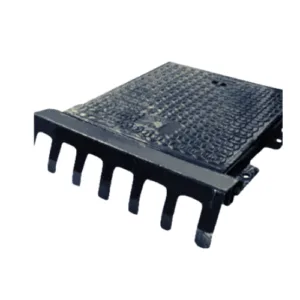 Avaloir avec plaque de recouvrement